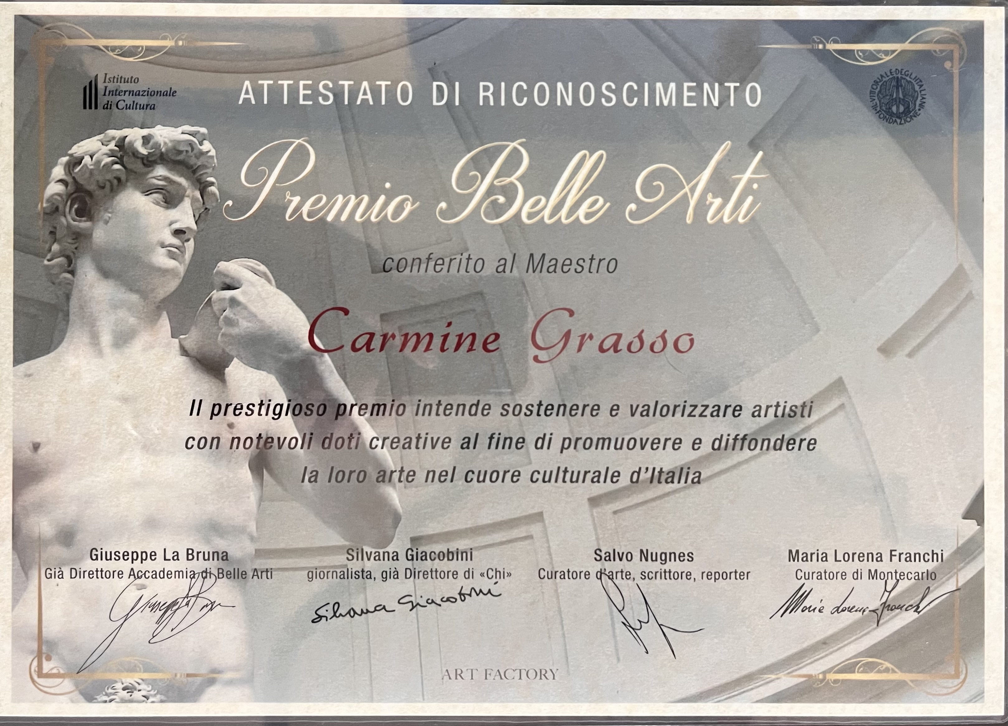 premio belle arti